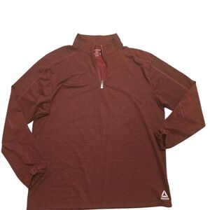 Reebok Men's Quarter Zip Active Pullover Sweatshirt 2X